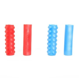 Sensory Direct Pencil Topper Chewers - Pack of 4, Sensory Toy for a Fidget, Chew or Teething Aid | For Kids, Adults, Autism, ADHD, ASD, SPD, Oral Motor or Anxiety Needs | Red & Blue