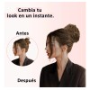 Chongos Postizos Cabello Moño Pelo Desordenado Postizo,2 Pza