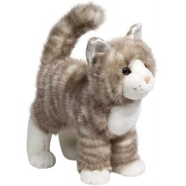 Douglas Zipper Gray Tabby Cat Plush Stuffed Animal