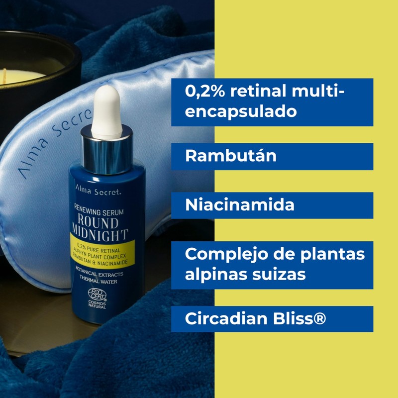 Round Midnight Serum with Pure Retinal 0.2% 30 ml