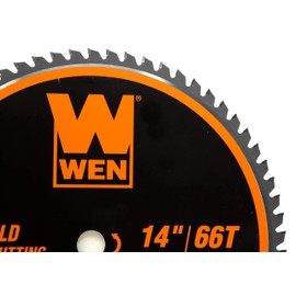 WEN BL1466 14-Inch 66-Tooth Carbide-Tipped Professional Metal Saw Blade for Mild Steel Cutting