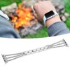 Rhinestone Brass Metal Bracelet Watch Band Strap Replacement for IOS