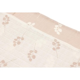 Jollein 535-851-67042 Muslin Cloths / Swaddle Set of 3 Twig Pink / White (70 x 70 cm)