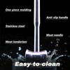 Dual-Sided 2-in-1 Stainless Steel Meat Tenderizer Tool, Meat Mallet Hammer