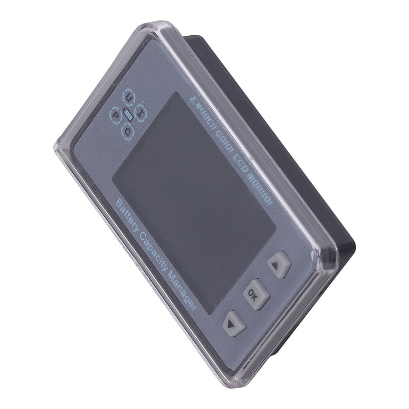 Voltmeter Coulometer Wireless Battery Capacity Manager Monitor with 2.4in Color