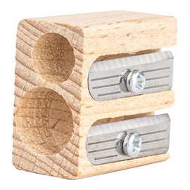 Dixon Lyra Bleistiftanspitzer aus Holz mit Doppelloch (7303210)