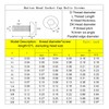 10-24 x 1-1/4" Button Head Socket Cap Bolts Screws, Stainless