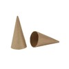 Crafty Capers 10 Paper Mache 10cm Cones to Decorate |