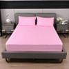 Fitted bed Sheet 25CM Deep Pink Super King Bed Size