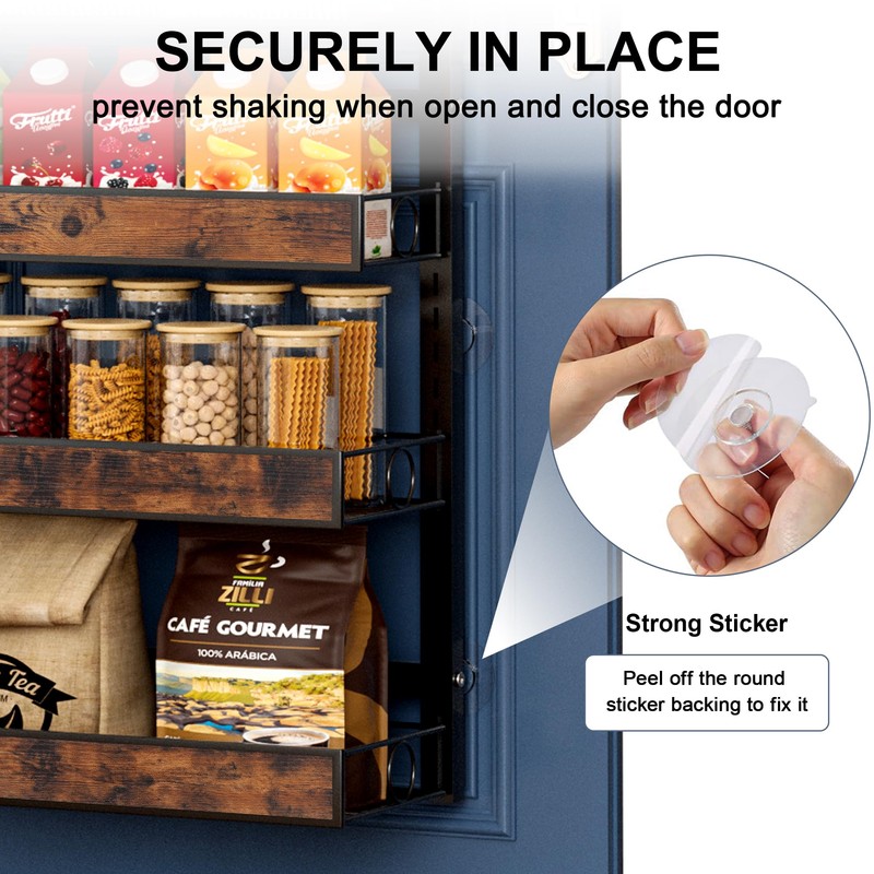 Clothink 8 Tier Over The Door Pantry Orangizer 2 IN
