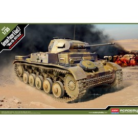 Academy 1/35 German Army II Tank F Type North African Front Plastic Model 13535