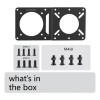 Placa Adaptadora Vesa Universal Para Montaje De Monitor 25 C