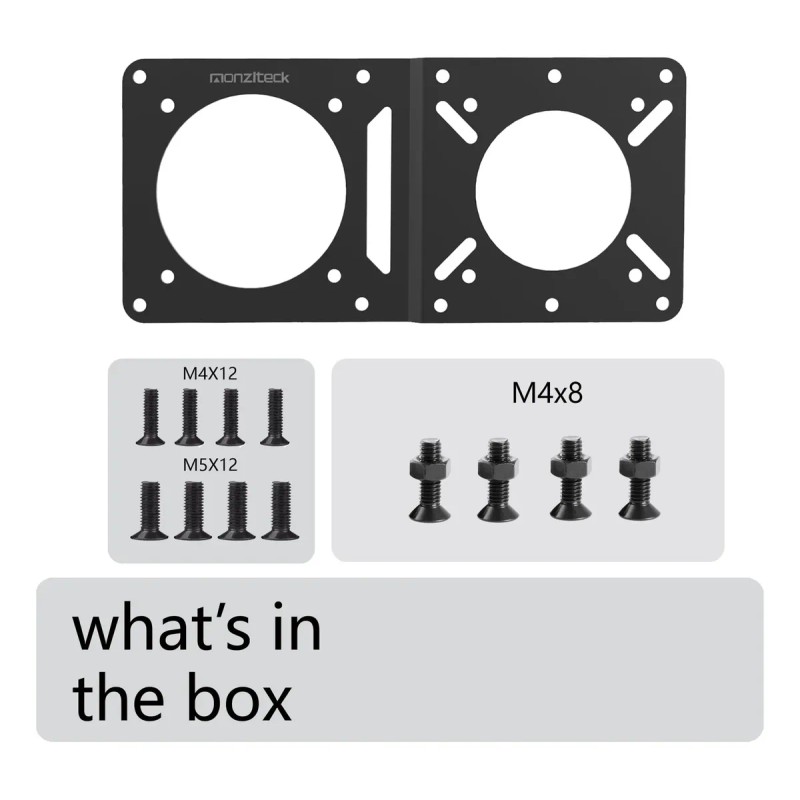 Placa Adaptadora Vesa Universal Para Montaje De Monitor 25 C
