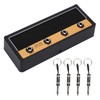 Wall Mounted Guitar Key Holder Hanger Rack Hanging Keychain Holder