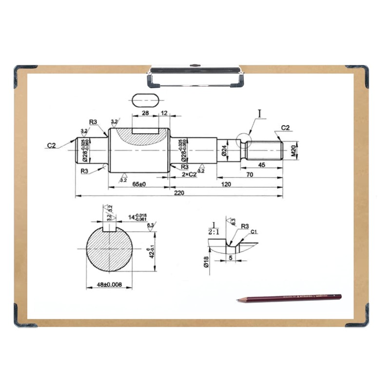 11x17 Clipboard Landscape with Hardware Corner Guard Extra Large Clipboard