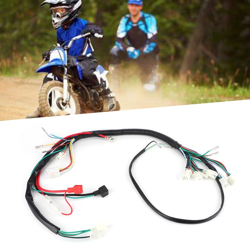 Electric Start Wiring Harness Loom Fit for PIT Trail Quad