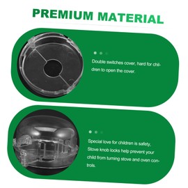 Alasum 10 Pcs Oven Knob Cover Childproof Door Protector Door Knob Safety Cover Child Safety Guards Stove Knob Covers Burner Child Proof Door Knob Covers Gas Door Lock Baby