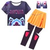 Kids Girls Pop Singer Outfits Party Performance Clothes Skirts Sets
