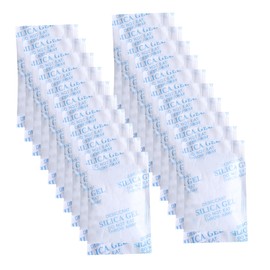Silica Gel Packets 20 Packs 20 Gram Food Safe Pure White Desiccant Packs for Storage Silicone Packets for Moisture