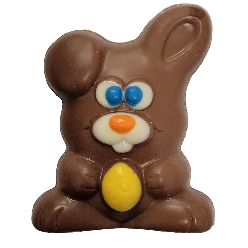 Fruidles Large Easter Buddies Milk Chocolate Bunnies 12-Pack, Individually Wrapped