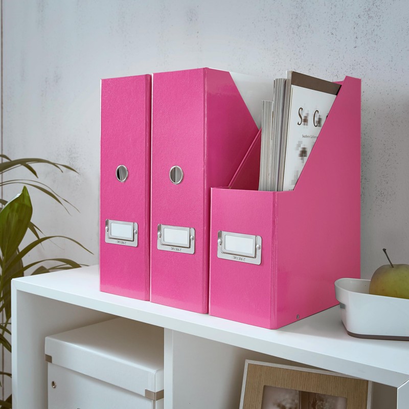 Leitz Magazine File Holder, A4, Cardboard Document Storage Box with