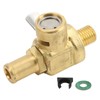 F124N Engine Oil Drain Valve with Nipple Metal M10‑1.25 Thread