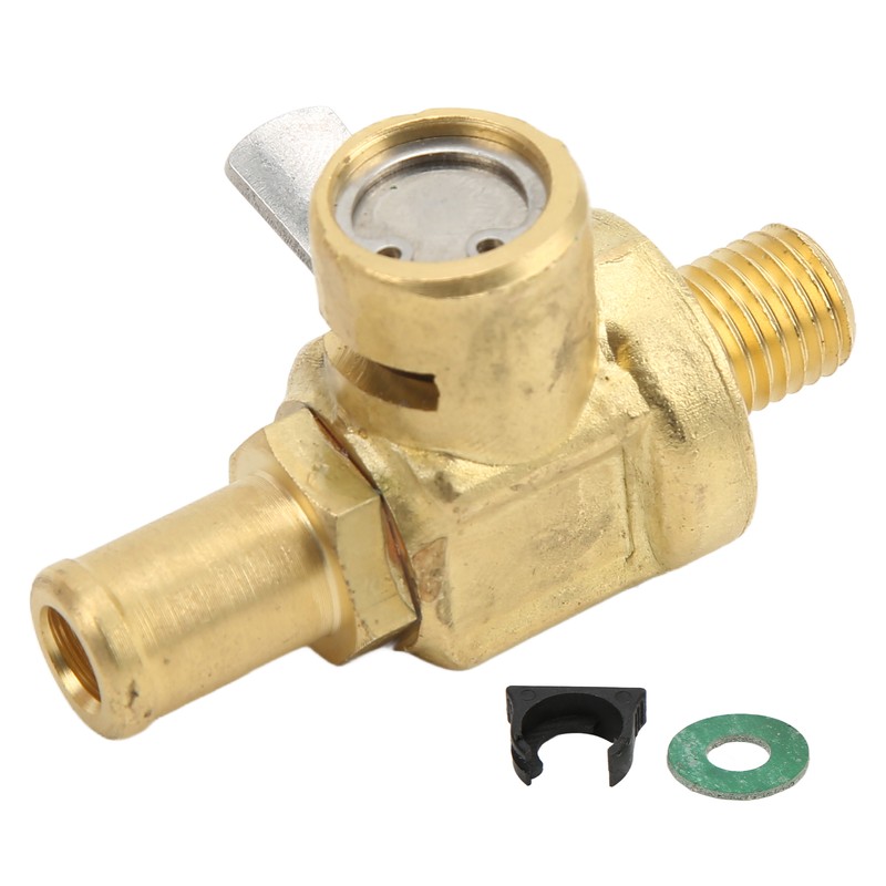 F124N Engine Oil Drain Valve with Nipple Metal M10‑1.25 Thread