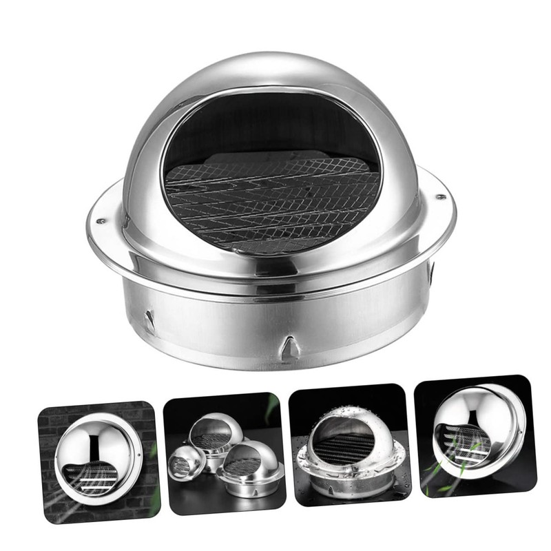 BUGUUYO Range Hood Exhaust Cover Air Vent Cap Stainless Steel