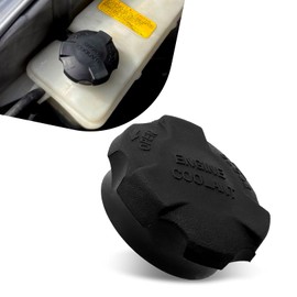 Arwrilt 1 PC Car Coolant Reservoir Cap, OEM#2544126100 Seal Cap Replacement Accessory, Engine Radiator Reservoir Tank Cap, Car Radiator Tank Cover, Compatible with Hyundai Kia Santa Fe (Black)