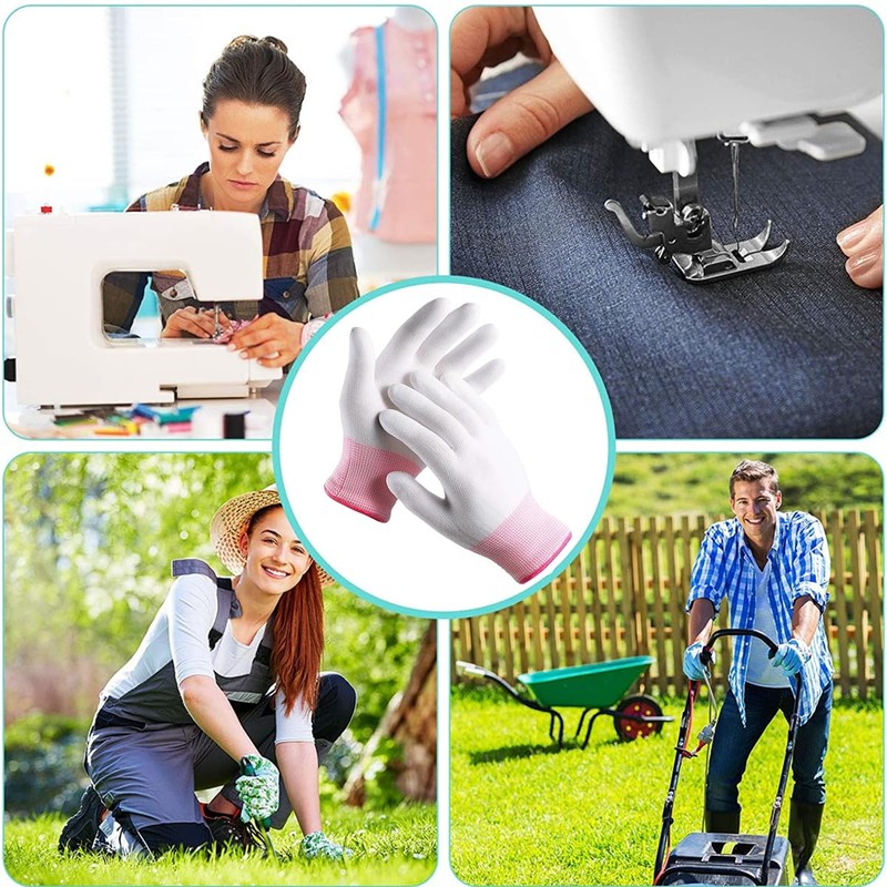 2Pairs Quilting Gloves for Free Motion Sewing Lightweight and Form-Fitting