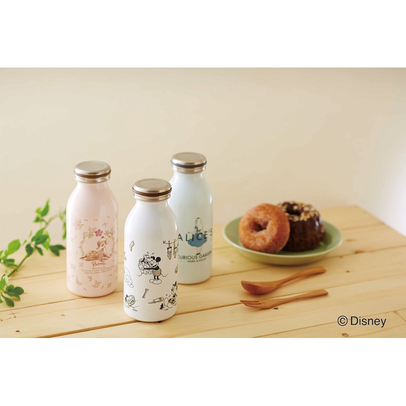 Mosh! x Diseny WDMB350AL Mug, Bottle, Vacuum Insulated, Screw Type,