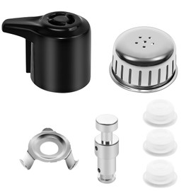 Pressure Cooker Steam Release Valve Replacement Kit - With Float Valve and Silicone Anti-Block Cover Compatible with Instant Pot 3/5/6/8 Qt