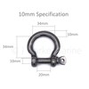 Bow Shackle Rigging Marine Stainless Steel 316 A4 Shackles 4mm