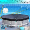 SIHAIAN 8 Ft Pool Cover 420D Round Above Ground Pool