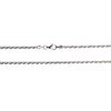 925 Sterling Silver 2.30 mm Diamond-Cut Rope Chain Necklace with