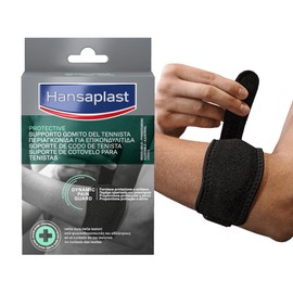 Hansaplast Sport Supporto Gomito del Tennista, Gomitiera per protezione e sollievo, Fascia epicondilite gomito con regolazione della pressione, Tutore epicondilite gomito con Trigger Point Pad