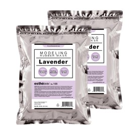estheSKIN No.108 Lavender Modeling Mask Powder for Professional Facial Treatment, 35 Oz. (2 pack)