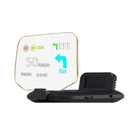 NikoMaku HUD Head-up Display Navigation Display Capable Navigation Version C1, Japanese Instruction Manual, Vehicle Speedometer OBD2+GPS Compatible, Car Navigation, Tachometer, Altitude, Water