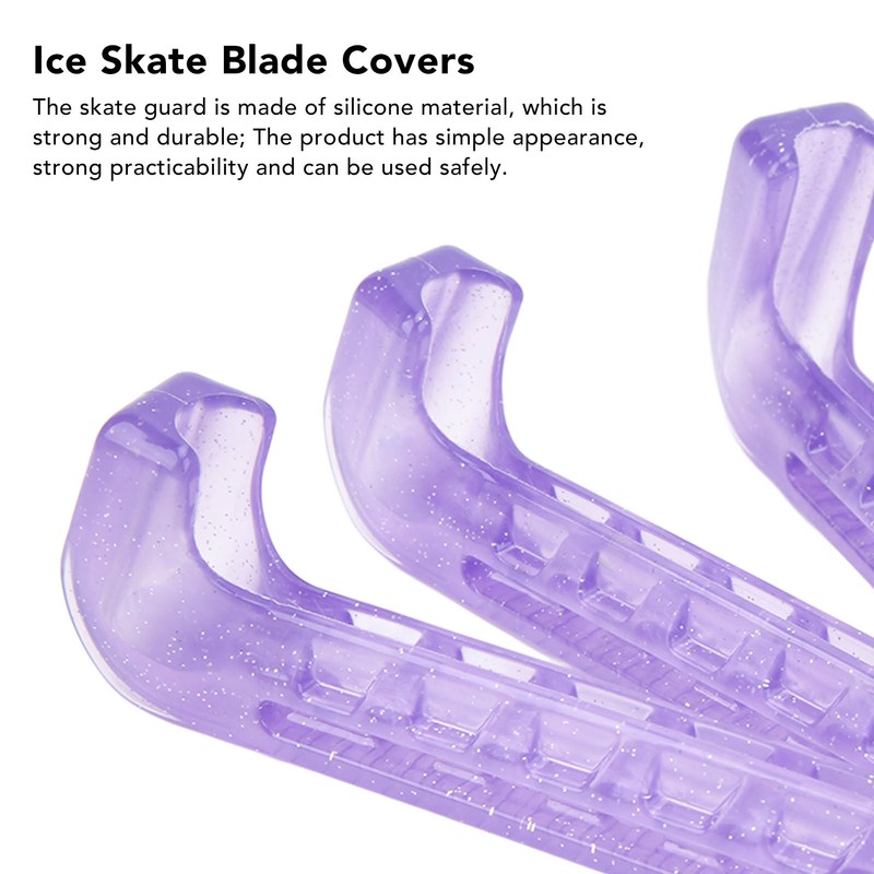 2 Pairs Skate Guards Portable Ice Skate Blade Covers Adjustable