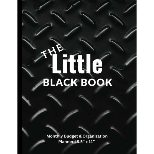 The Little Black Book | Monthly Budget & Organization Planner