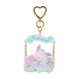 Sanrio 561614 Acrylic Key Holder (Everyone is the Protagonist! Exciting Design) Pochacco Acrylic