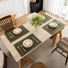 Kevin Textile Placemats, Set of 4 Heat-Resistant Placemats for Kitchen