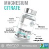 ATEMPO NATURAL LIFESTYLE Magnesium Citrate, for Metabolism, Enzyme Function, Electrolyte Balance, Stress, Nerves & Muscles Health* Professional Grade High Absorption, NO FILLERS-ADDITIVES, 120 Vegan Capsules Delay Release