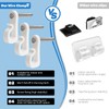 30pcs String Light Hooks Durable Anti-Rust Waterproof Light Hooks for