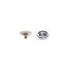 Stainless Steel Snap Fastener's, 50 Piece, Cap and Socket Only,