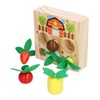 Baby Carrot Harvest Game Wooden Carrots Shape Sorting Matching Puzzle