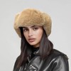 Clakllie Winter Warm Aviator Hat Faux Fur Hat Trapper Hat