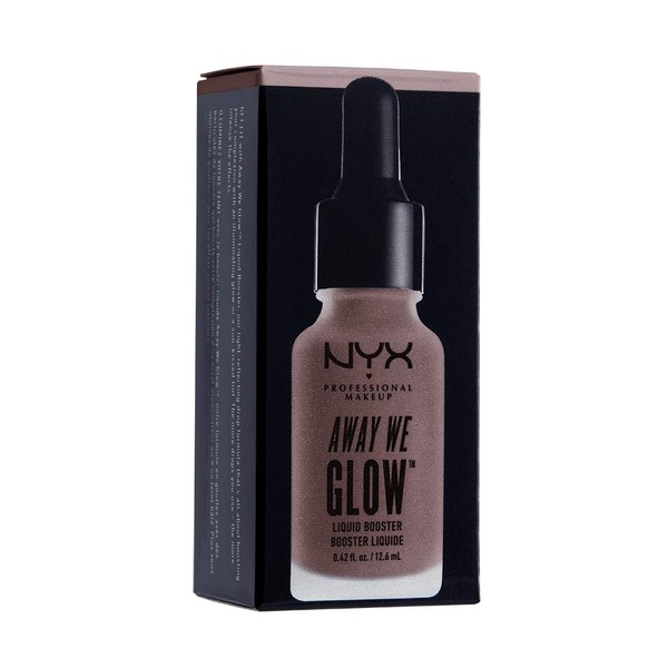 NYX PROFESSIONAL MAKEUP Away We Glow Liquid Booster, Warm Champagne, 0.43 Ounce