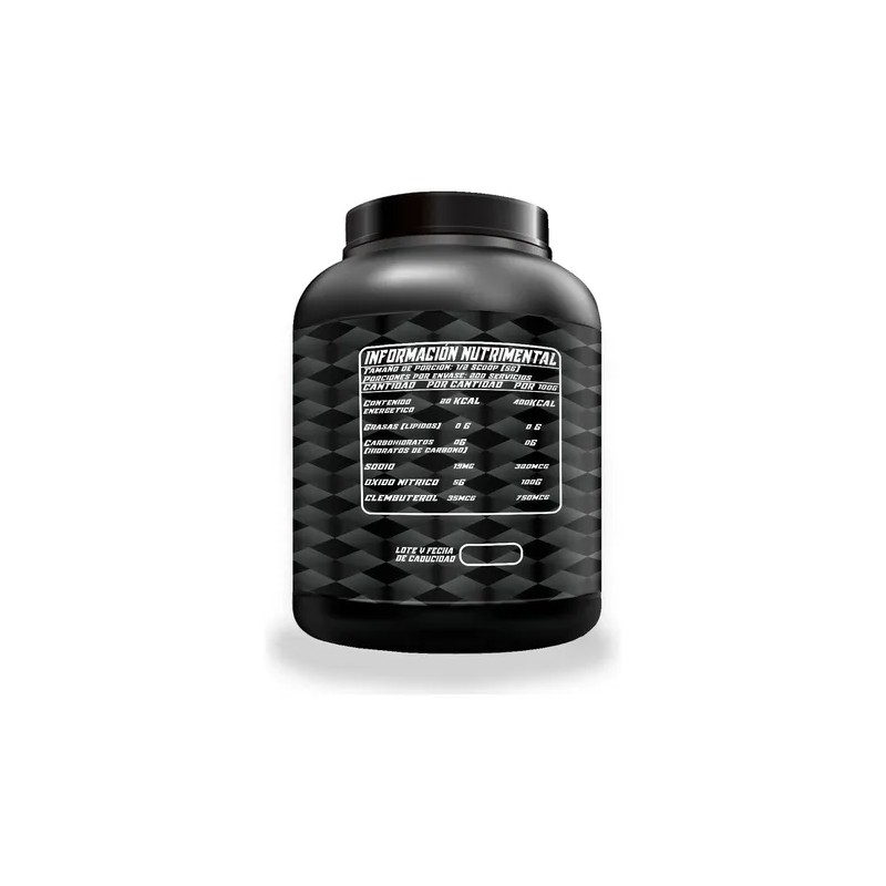 Óxido Nítrico + Clembuterol Wolf Suplements 1kg Pre Entreno