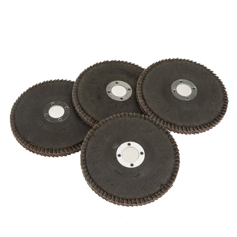 Flap Discs, 10Pcs Sanding Disc Polishing Wheel, 60 Grit Abrasive